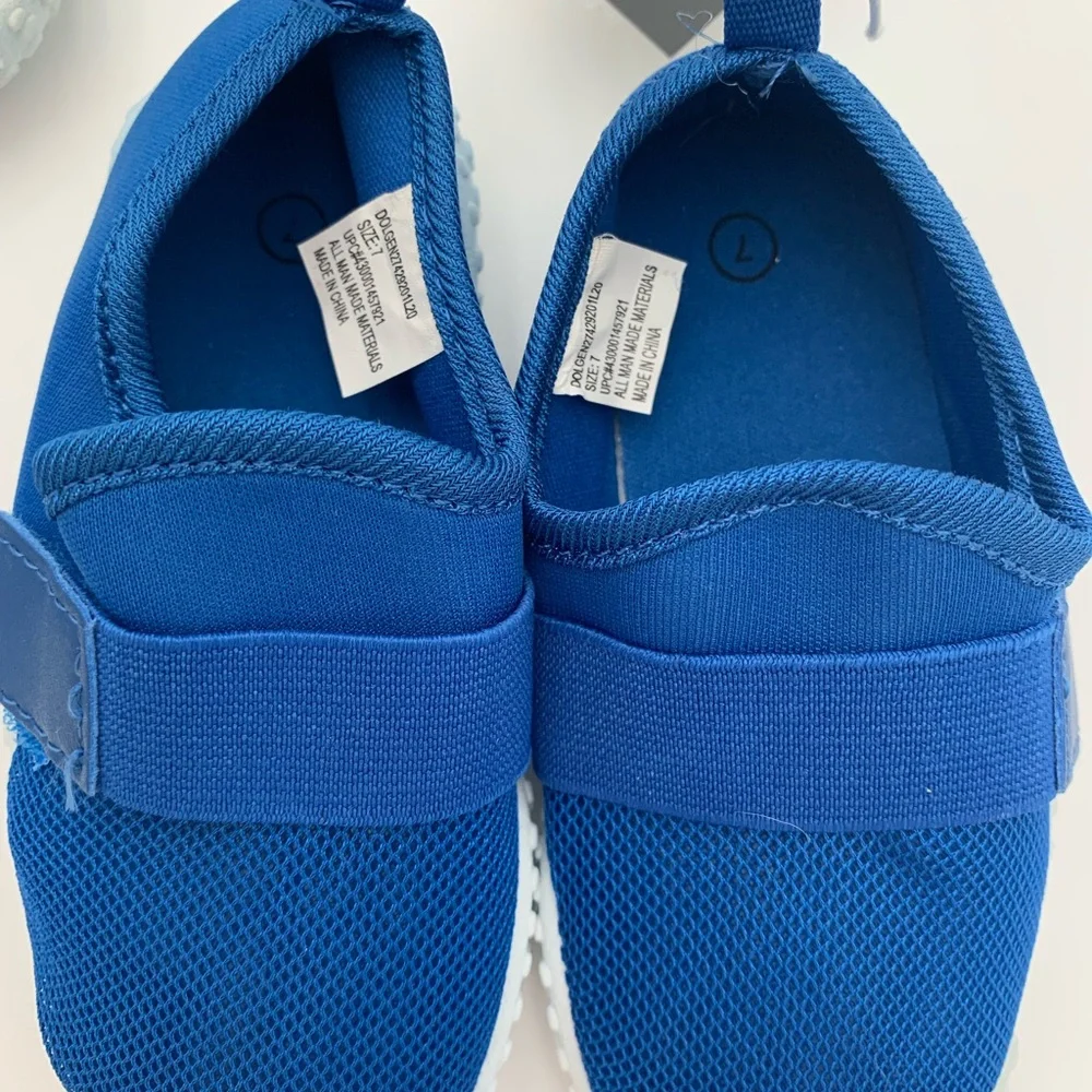 Kids Blue Slip-On Water Shoes